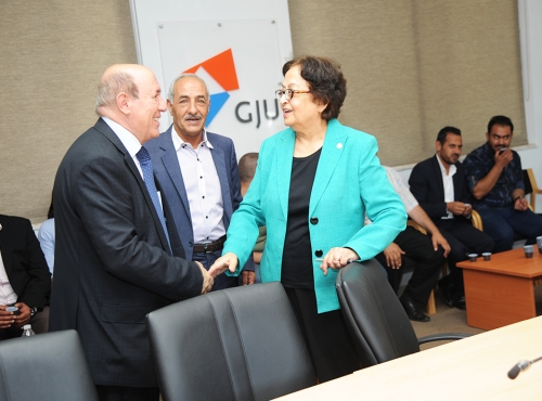 GJU's Family Exchange Greetings on the Occasion of Al -Adha Eid